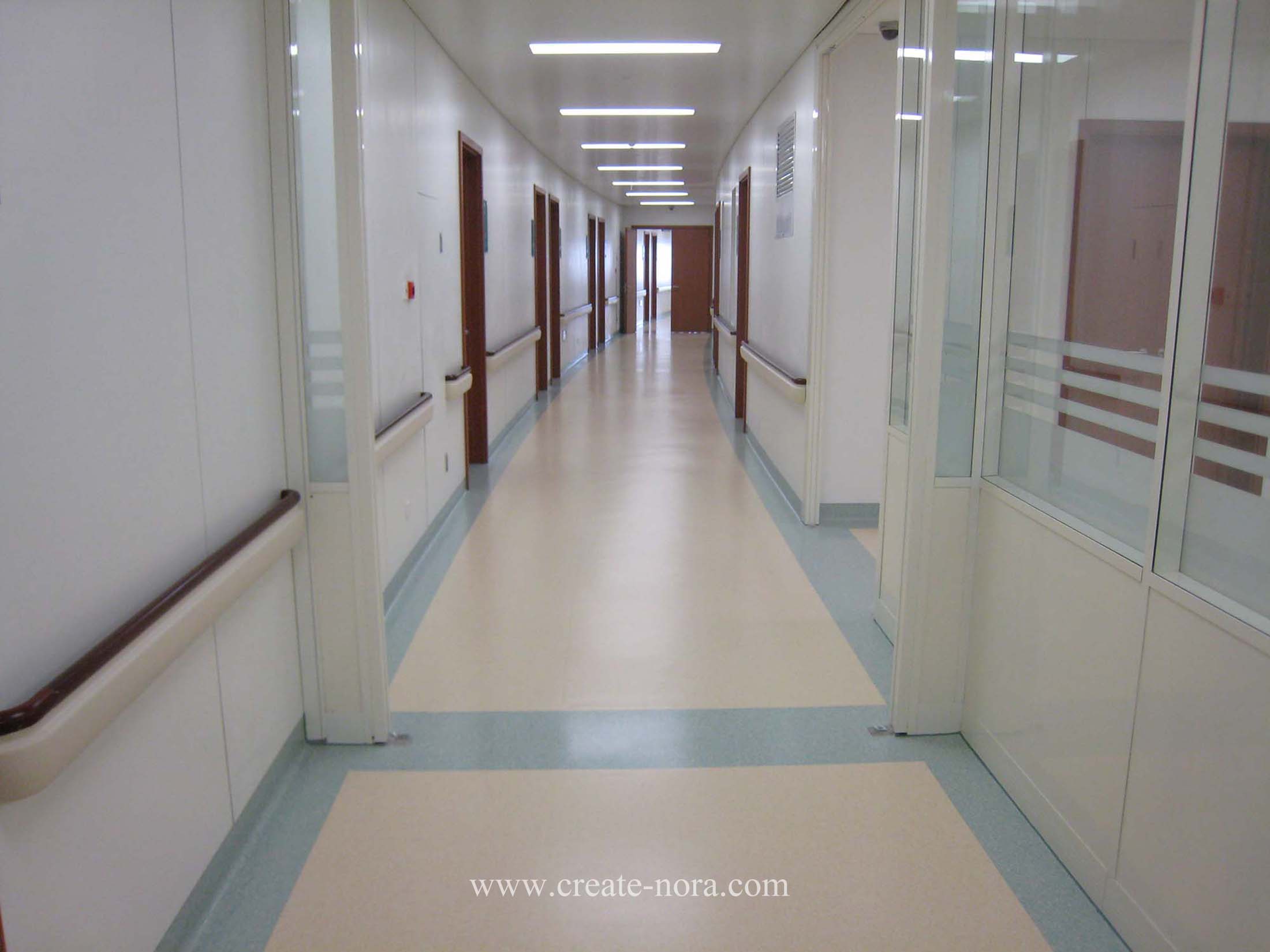 the photo of nora rubber flooring in Hainan Hospital of Chinese PLA General Hospital 12